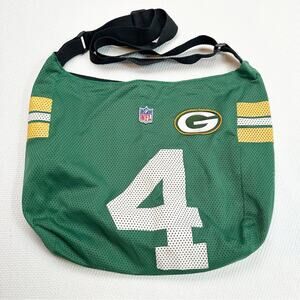 Green Bay Packers Brett Favre jersey crossbody purse